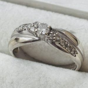 PT900 (プラチナ900) リング 宝石付 貴金属 アクセサリー