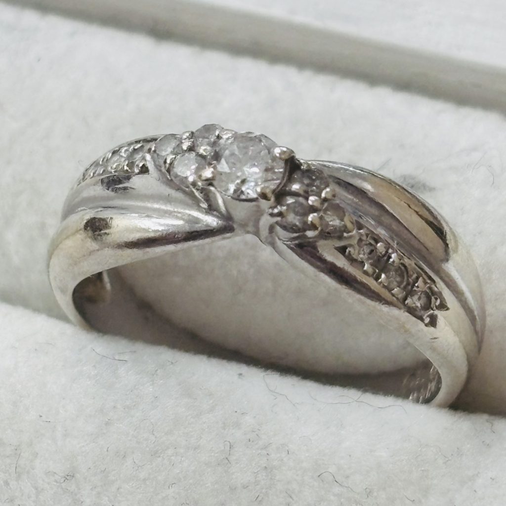 PT900 (プラチナ900) リング 宝石付 貴金属 アクセサリー
