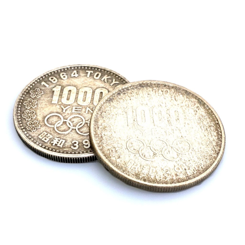1964年東京オリンピック記念・1000円銀貨