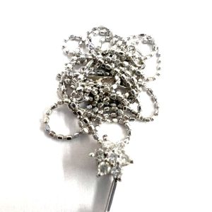 【貴金属】K18WG ネックレス ダイヤモンド ジュエリー アクセサリー