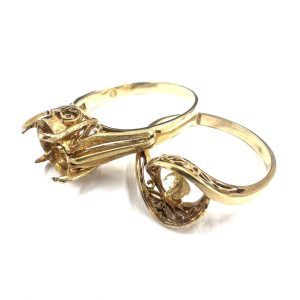 【貴金属】K18 18金 750 リング  石なし ジュエリー アクセサリー
