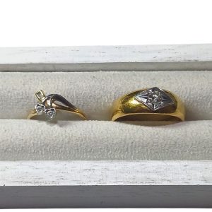 【K18Pt900リングおまとめ】18金・プラチナ900・貴金属・アクセサリー・メレダイヤモンド