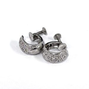 【K18WG×K14WG イヤリング】貴金属・アクセサリー