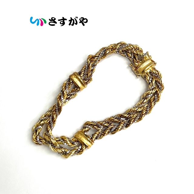 K18 750 金 ブレスレット 貴金属 アクセサリー