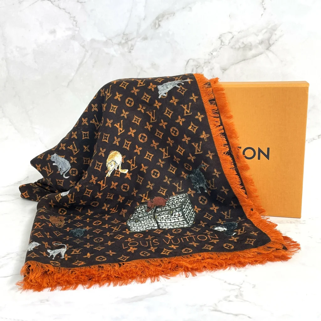 LOUIS VUITTON ルイヴィトン キャットグラム モノグラム ストール｜高崎市双葉町