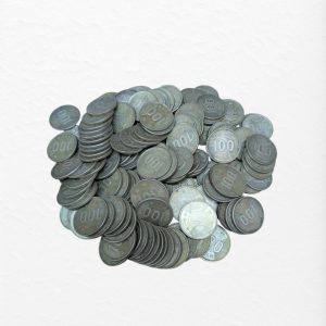 100円銀貨買取、さすがやハレルパルク磐田店