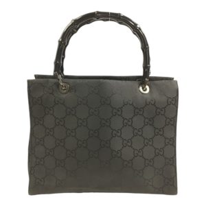 GUCCI バンブー キャンバス ハンドバッグ 買取り