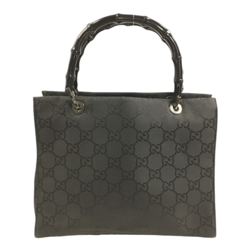 GUCCI バンブー キャンバス ハンドバッグ 買取り