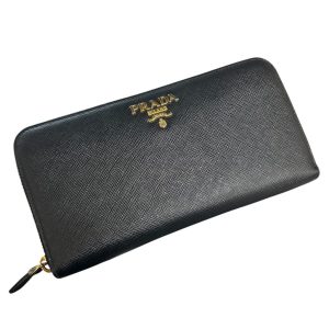 プラダ（PRADA） サフィアーノレザー ラウンドファスナー長財布【函館上磯店】