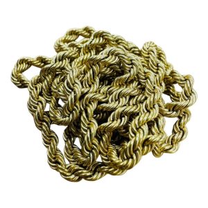 K18 ロープチェーンネックレス 18金 ゴールド gold
