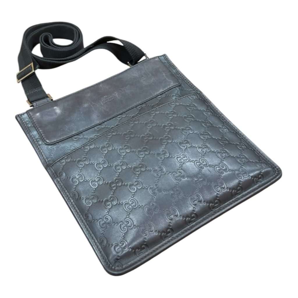 GUCCI グッチシマ（GGシマ） レザー ショルダーバッグ（型番：27639）