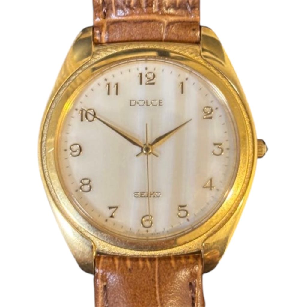 【SEIKO セイコー】ドルチェ・レザー・クォーツ・時計・メンズ・レディース