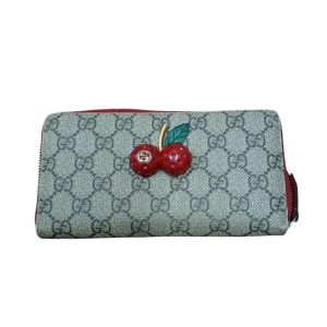 GUCCI(グッチ) GGスプリーム ジップラウンドウォレット
