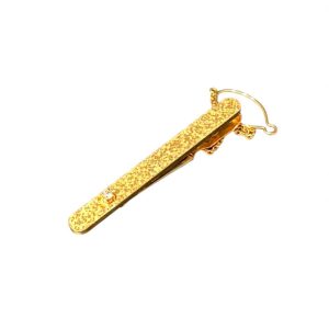 K18 タイピン 石あり 18金 アクセサリー