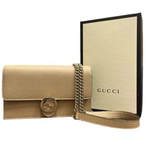 GUCCI（グッチ）インターロッキングG チェーンウォレット 510314 ショルダーバッグ