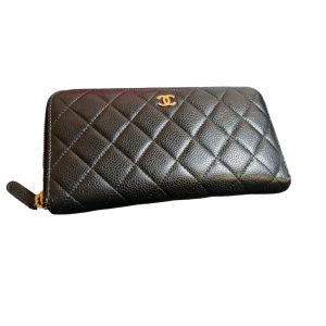 シャネル CHANEL マトラッセ ラウンドファスナー 長財布