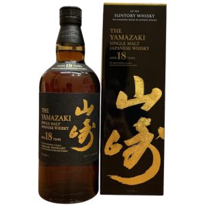 山崎18年 サントリーシングルモルトウイスキー 箱あり