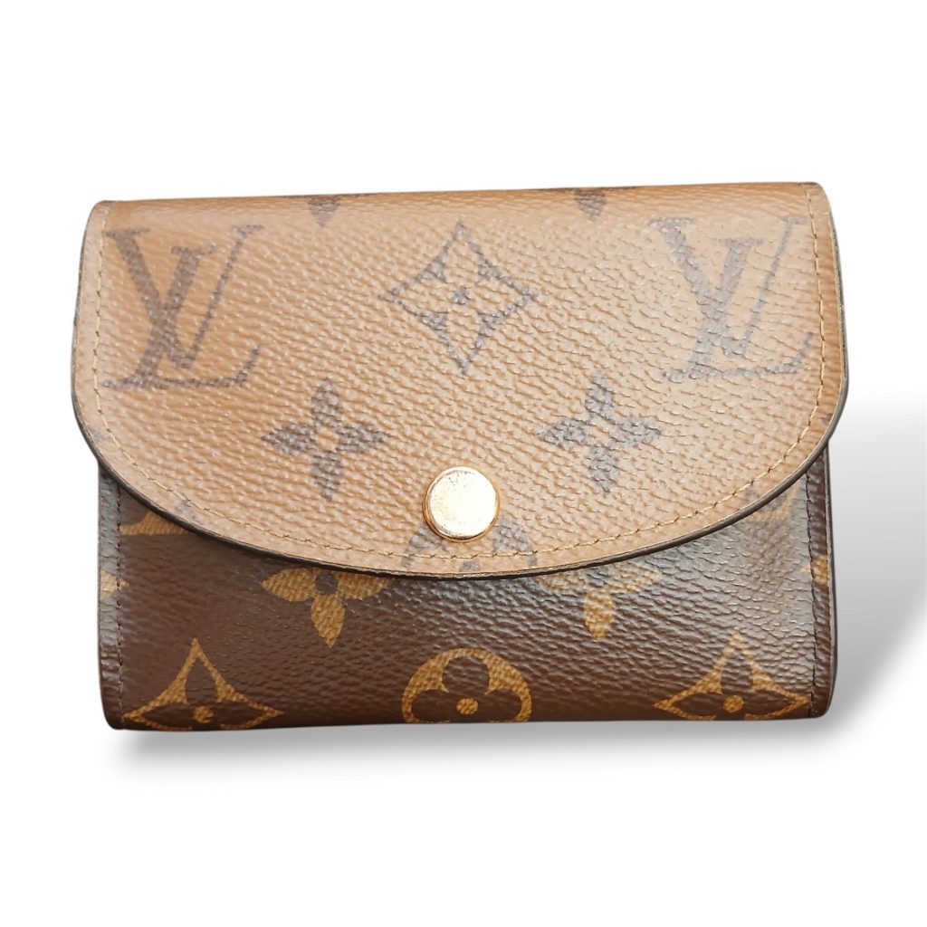【ポルトモネ・ロザリ モノグラム・リバース】Louis Vuitton(M82333)【Bランク】