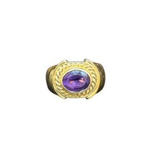 K18 リング 石あり 18金 アクセサリー