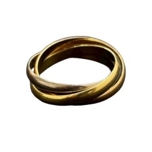 【カルティエ Cartier】トリニティリング・K18・K18WG・K18PG・ジュエリー・ゴールド・メンズ・レディース
