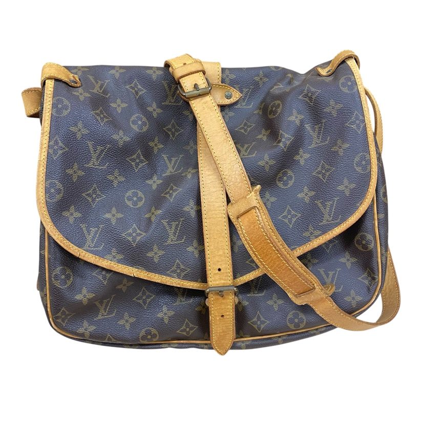 Louis Vuitton ルイヴィトン ソミュール35 モノグラム ショルダーバッグ