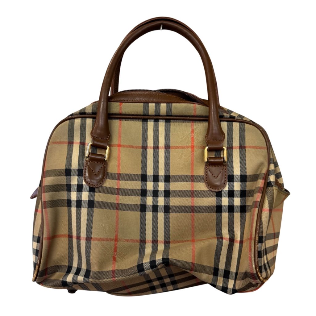 【ノバチェック ハンドバッグ】Burberry【Bランク】
