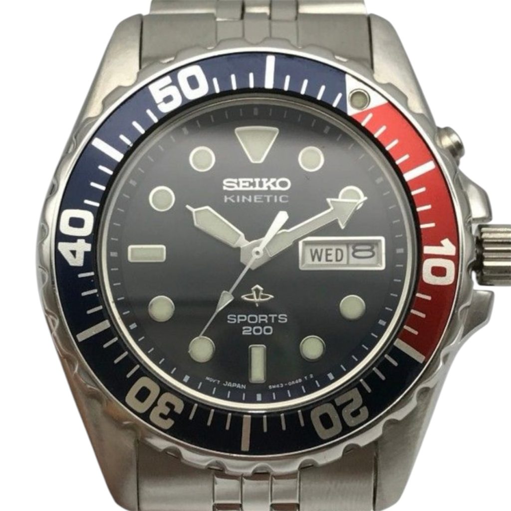 【SEIKO セイコー】キネティック・スポーツ・ペプシカラー・スポーツモデル・時計・メンズ・レディース