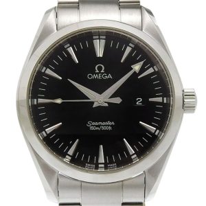【OMEGA オメガ】シーマスター・アクアテラ・黒文字盤・2517.50・時計・クォーツ・メンズ・レディース