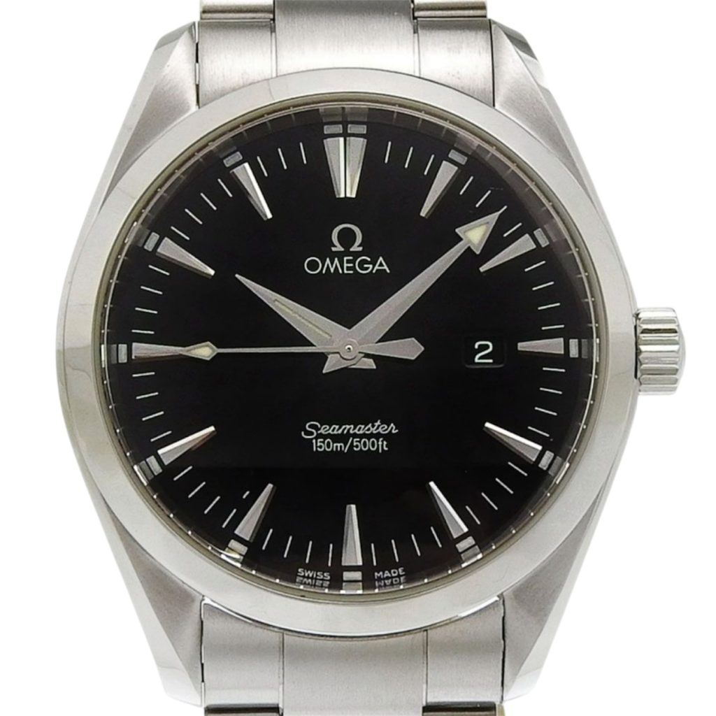 【OMEGA オメガ】シーマスター・アクアテラ・黒文字盤・2517.50・時計・クォーツ・メンズ・レディース