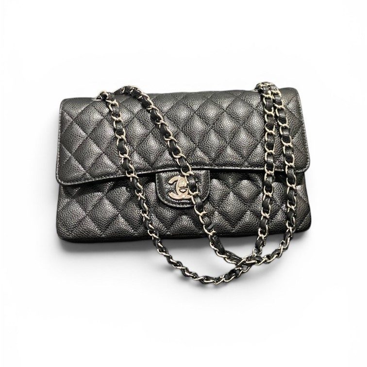 シャネル（CHANEL）クラシック ハンドバッグ（マトラッセ 25） ブラック