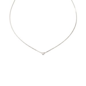 Pt850 ネックレス プラチナ ダイヤ付き