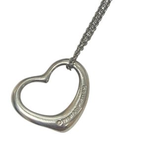 Tiffany ティファニー オープンハート シルバーネックレス