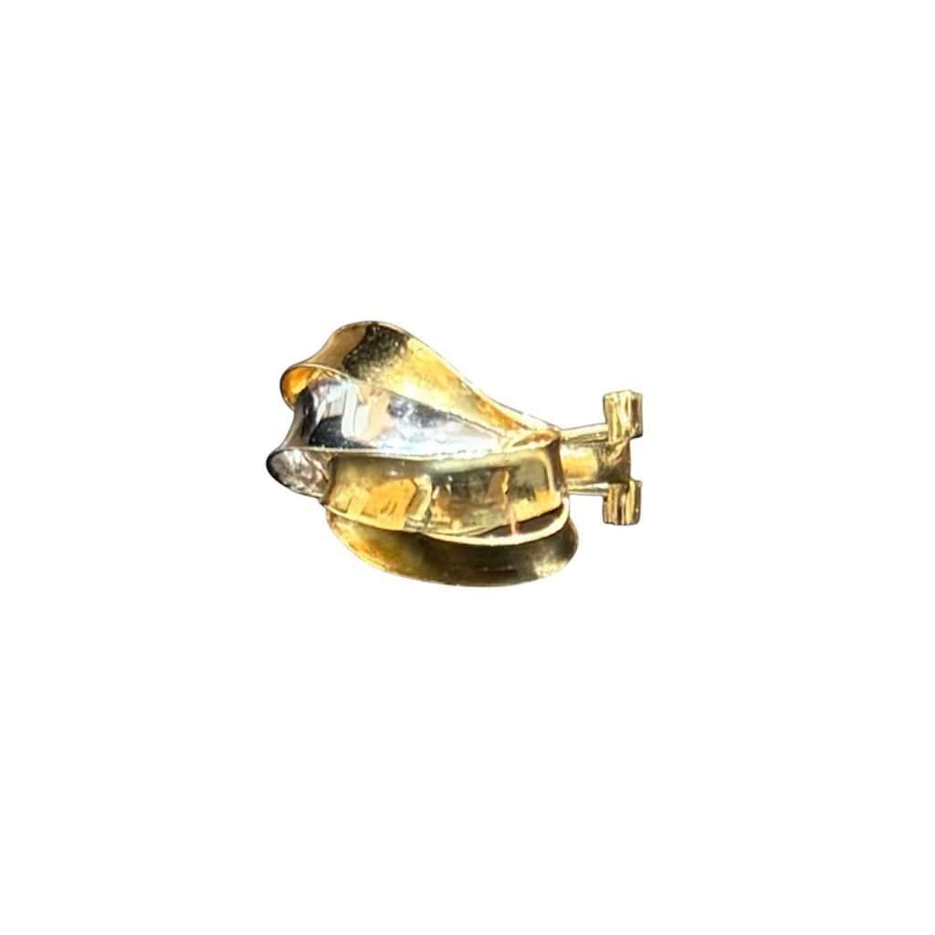 K18/Pt900 イヤリング 石なし 18金 プラチナ アクセサリー