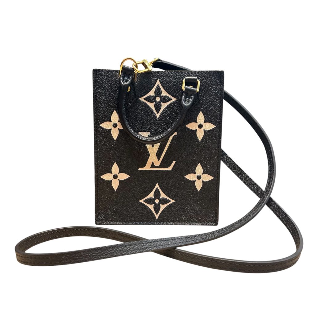 ルイ・ヴィトン（Louis Vuitton） プティット・サックプラ バイカラー モノグラム・アンプラント レザー【イオン函館上磯店】