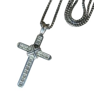 Pt850 クロスネックレス アクセサリー プラチナ