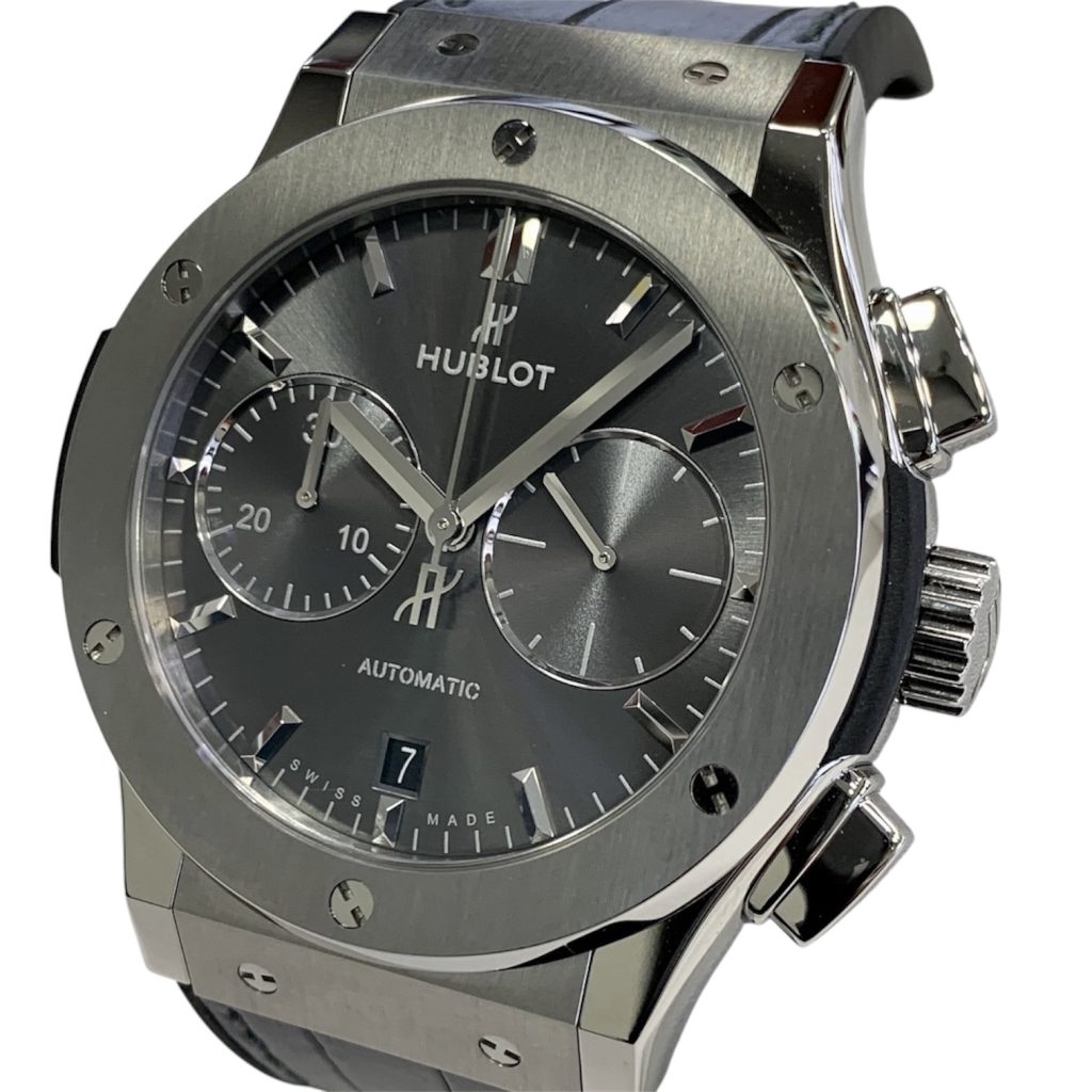 ウブロ/HUBLOT「クラシックフュージョン クロノグラフ チタニウム（型番：521.NX.7071.LR）」