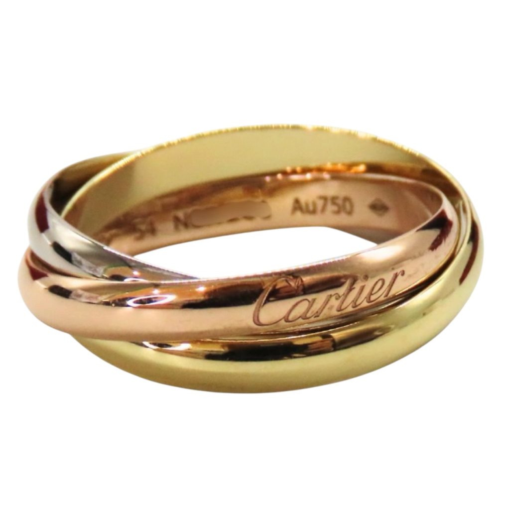 【Cartier トリニティリング】K18・750・18金・ブランドジュエリー・メンズ・レディース