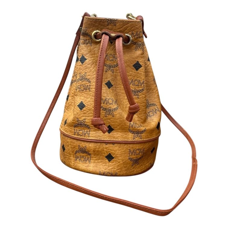 【ヴィセトス 巾着ショルダーバッグ】MCM 【Bランク】