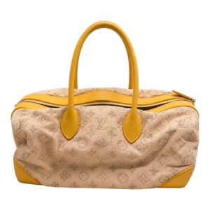 LOUIS VUITTON（ルイ・ヴィトン）モノグラム・デニム スピーディ・ラウンド ジョーヌ