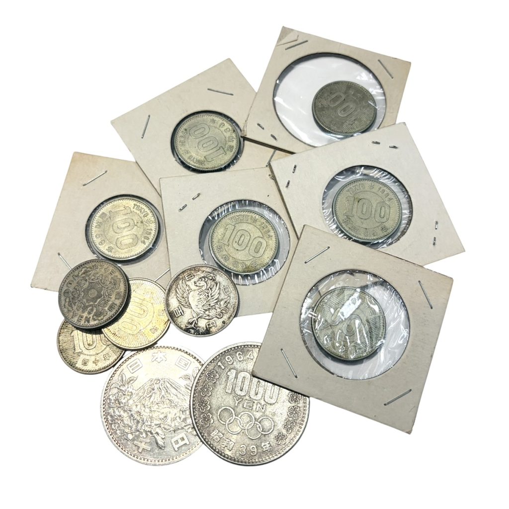 銀貨おまとめ（1000円銀貨・100円銀貨）