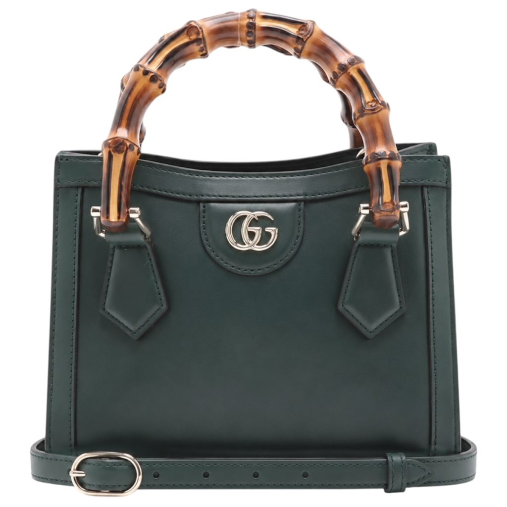 GUCCI グッチ バンブー ダイアナ スモール レザー 2WAYハンドバッグ グリーン 832936 札幌市 東区 元町