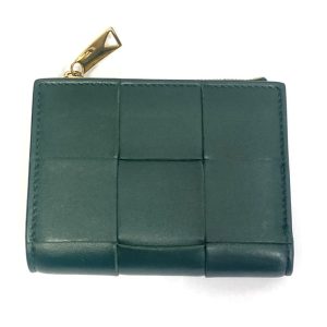 ボッテガヴェネタ マキシイントレチャート 二つ折り財布