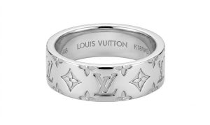 LOUIS VUITTON/ルイヴィトン バーグ モノグラム・アンプラント リング K18WG