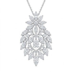 ハリー・ウィンストン（HARRY WINSTON）の「クラスター・バイ・ハリー・ウィンストン ペンダント（PT950/プラチナ）