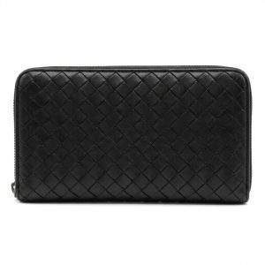 Bottega Veneta/ボッテガ・ヴェネタ マキシイントレチャート ラウンドファスナー長財布