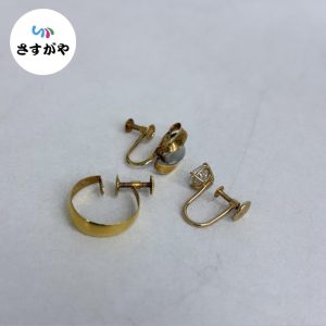 K18 イヤリング