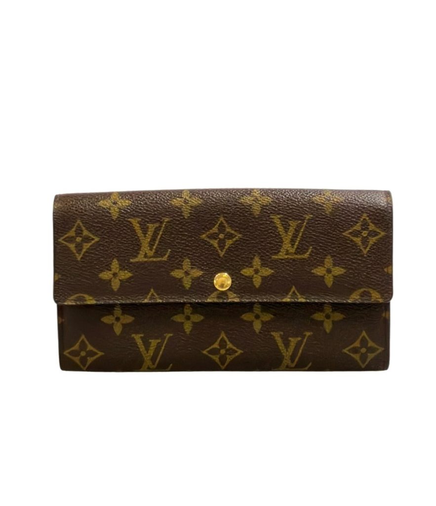 ルイ・ヴィトン 長財布 ポシェット ポルト モネ クレディ モノグラム M61725 レディース LOUIS VUITTON