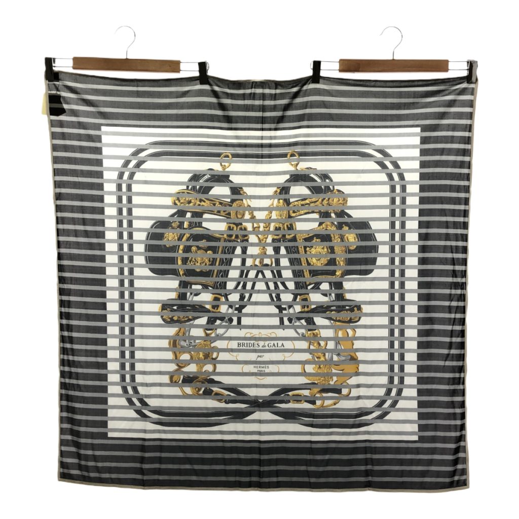 HERMES エルメス カレ90 シルクスカーフ ブリッド・ドゥ・ガラ