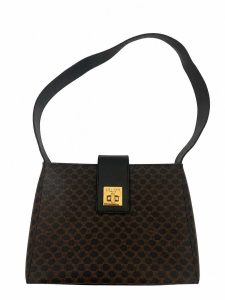 CELINE セリーヌ マカダム柄 ショルダーバッグ