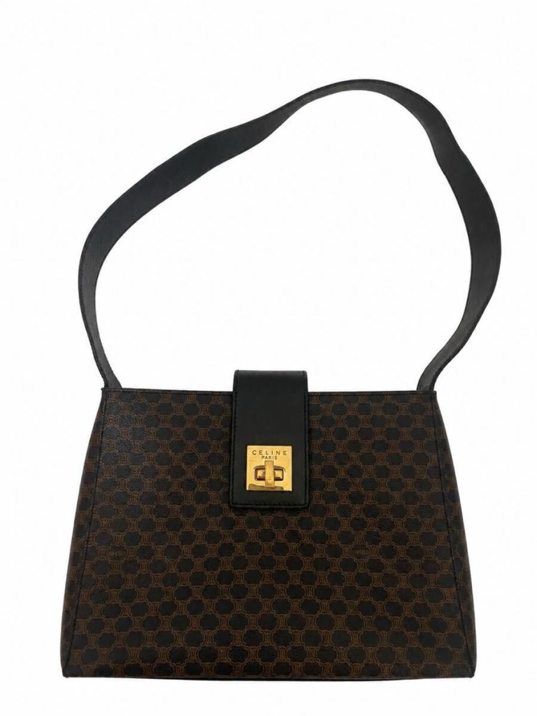 CELINE セリーヌ マカダム柄 ショルダーバッグ